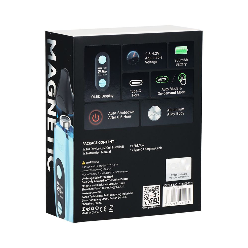 Iris concentrate vaporizer retail box