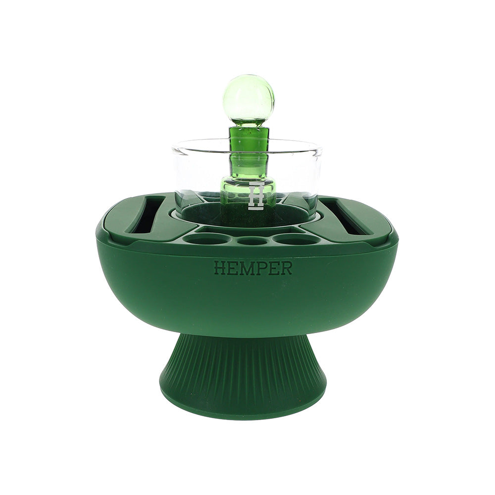 IsoPlex Silicone Cleaning Station in green color