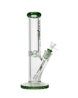 Johnny Green 12″ 9mm Straight Tube with Grid Percolator Slide