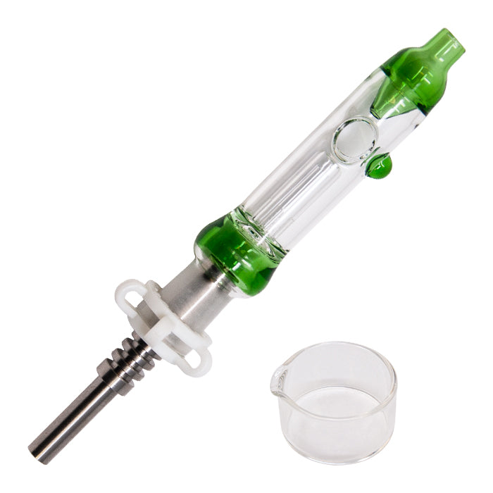 Green King Glass Nectar Collector Set 14mm