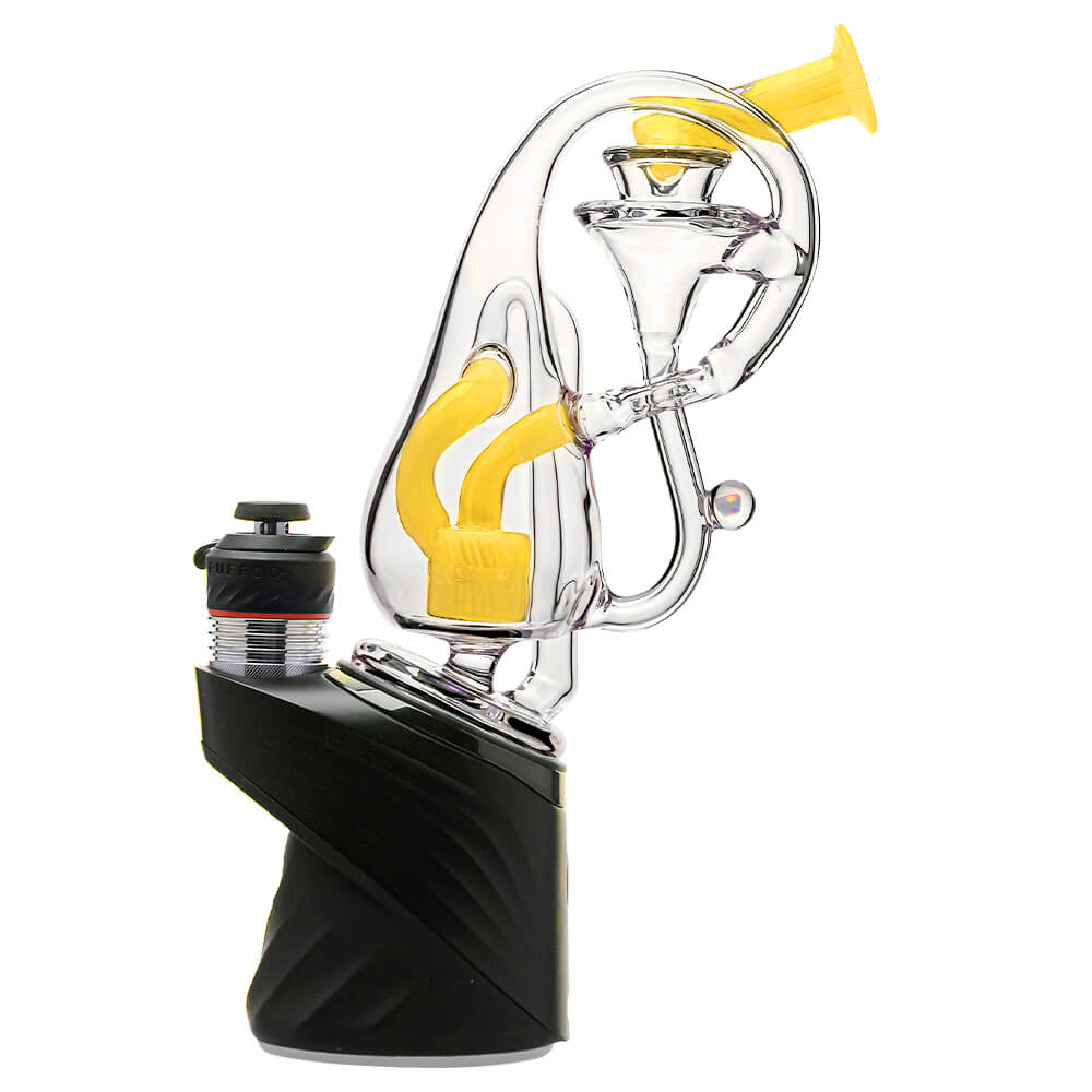 Klein Drop Puffco Peak &amp; OG Glass Attachment Mango Yellow