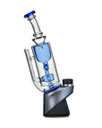 Recycler Peak Glass Seed of Life Perc with blue interior on a white background