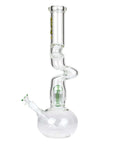 Kush 17" Zig-Zag Rasta 420 Glass Bong