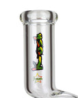 Kush 17" Zig-Zag Rasta 420 Glass Bong