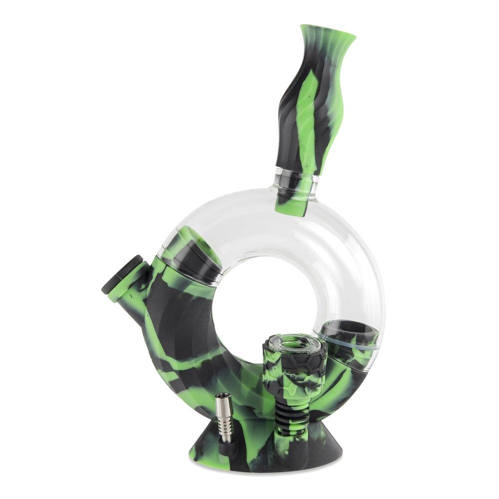 Ooze Ozone Silicone Water Pipe and Dab Straw