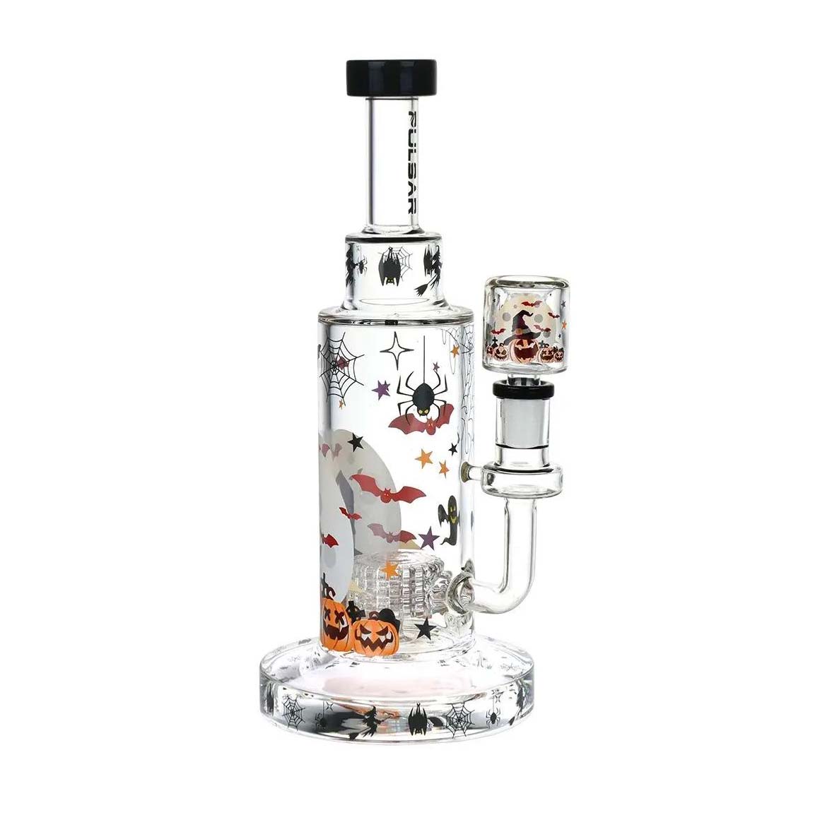 Laughing Jack-O-Lantern Glass Bong