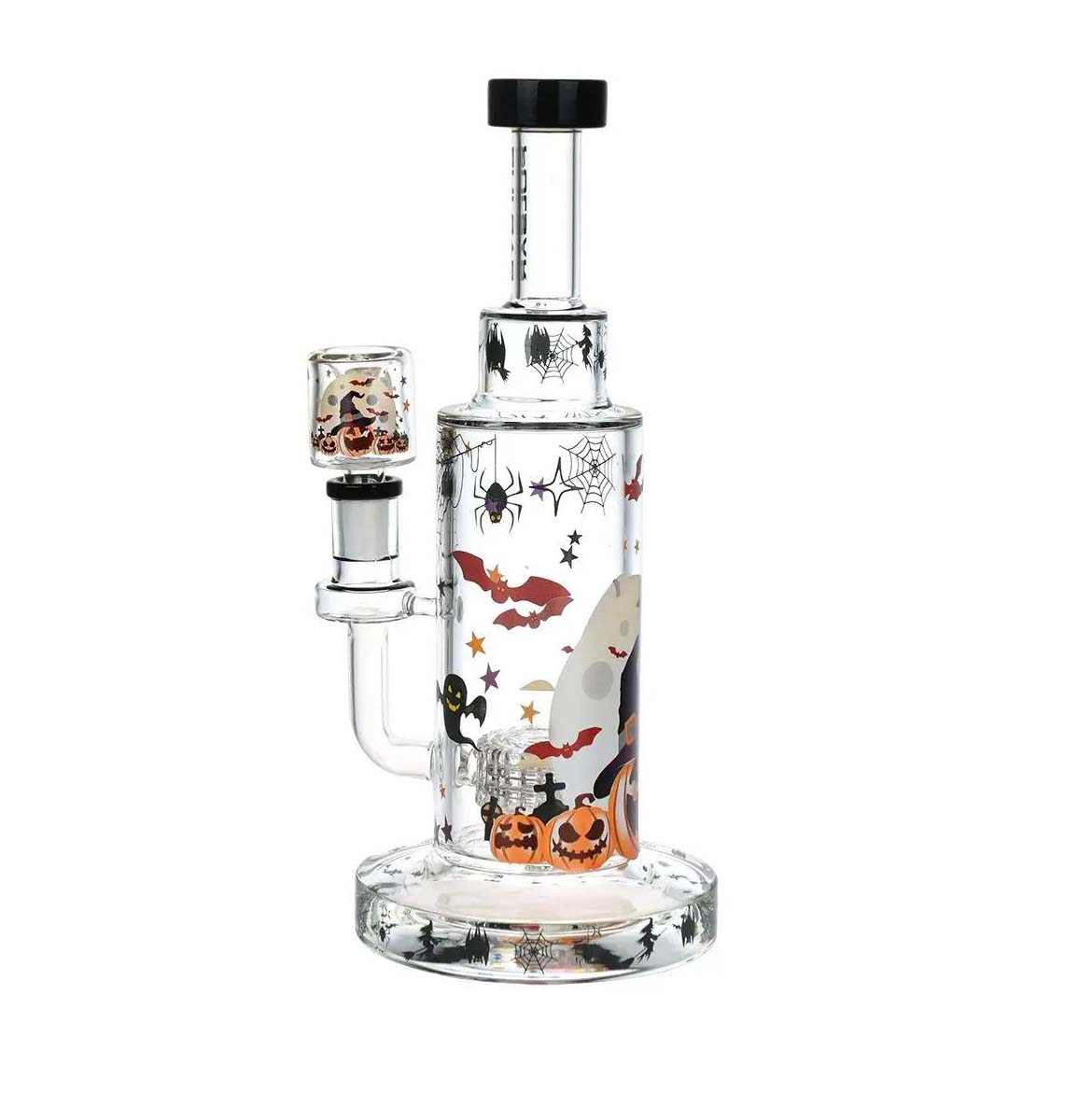 Laughing Jack-O-Lantern Glass Bong