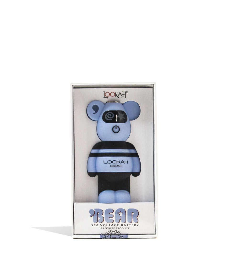 Lookah Bear Cartridge Vaporizer in Aqua Teal with Packaging