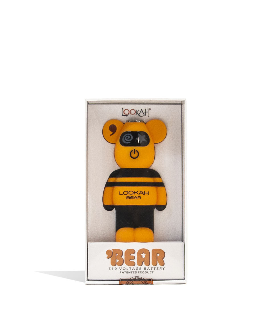 Lookah Bear Cartridge Vaporizer in Orange with Packaging
