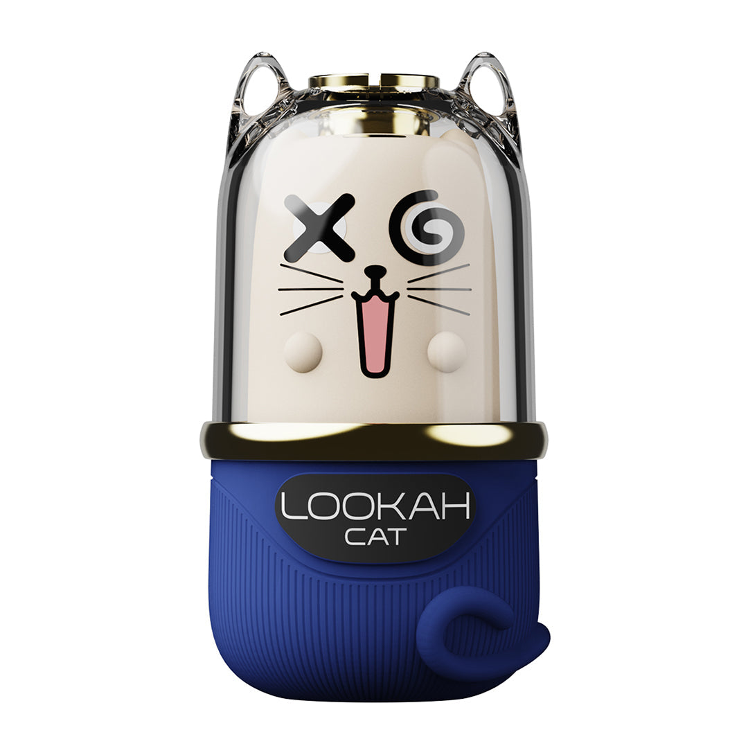 Lookah Cat Vaporizer in Blue – high-performance vape pen with USB-C charging