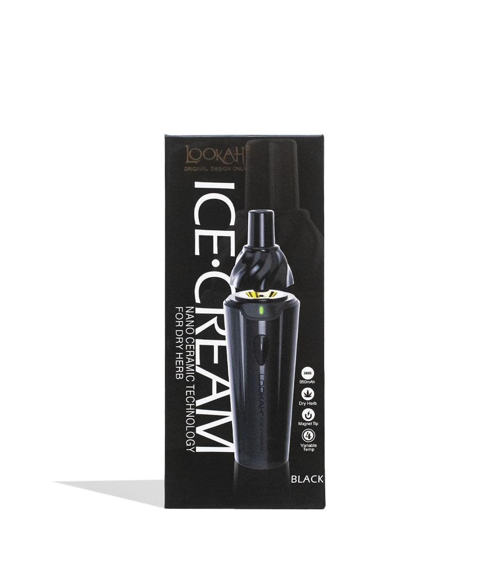 Packaging box for Lookah Ice Cream Dry Herb Vaporizer — Black