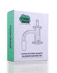Lotus Etched Quartz Blender Banger Set Package