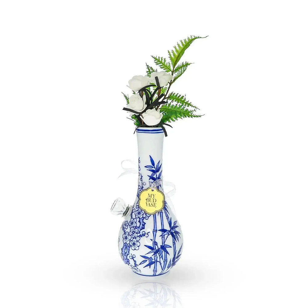 Left side of Luck Porcelain Vase Bong