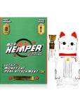 Packaging of Lucky Money Cat Puffco Peak Replacement Glass