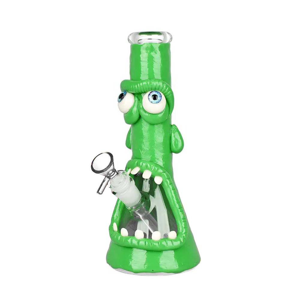 Maniacal Monster 3D Painted Beaker Water Pipe