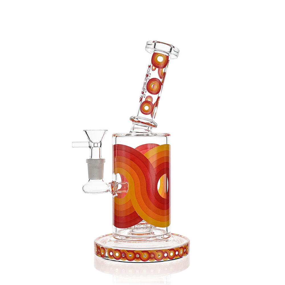Retro Scientific Bong with Matrix Perc