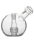 Clear Matrix Perc Globe Dab Rig - Side View