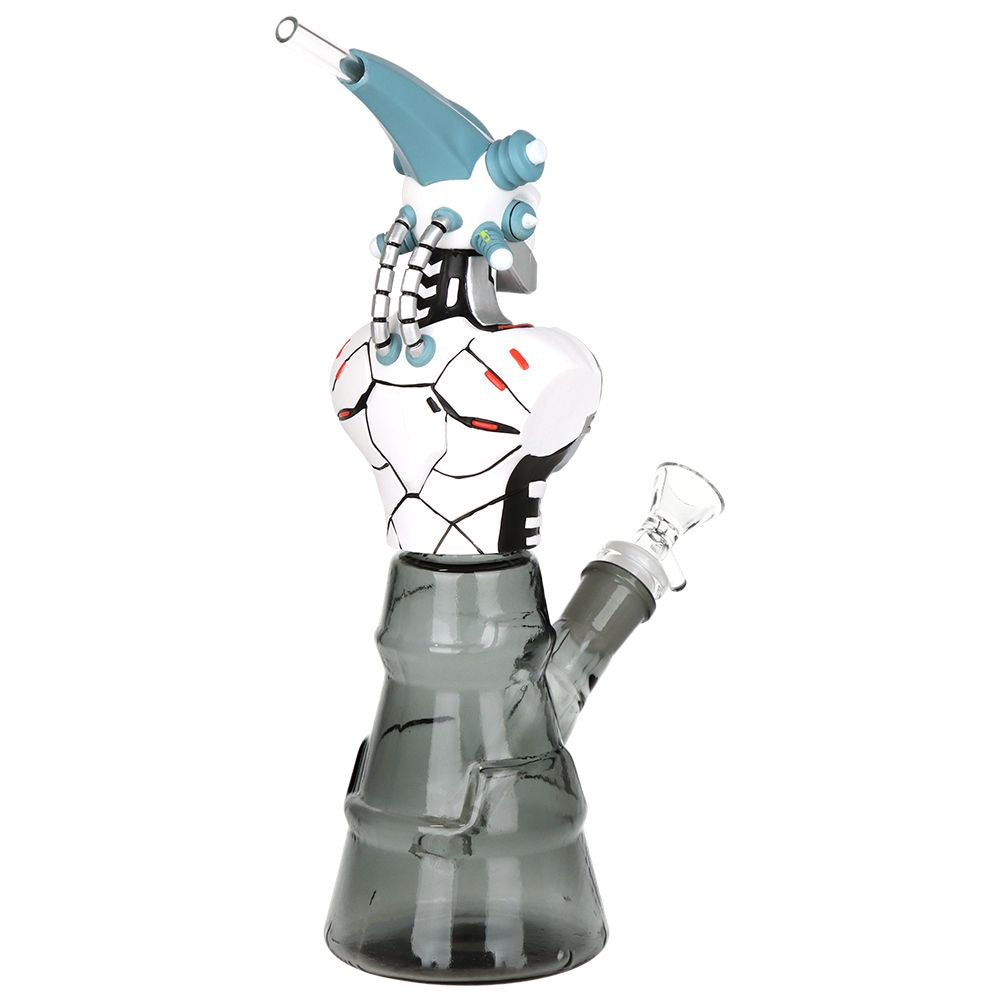 Mechanical Skeleton Glass & Vinyl Water Pipe