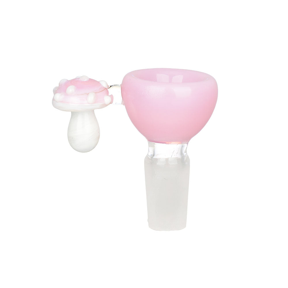 micro shroom herb slide 14mm in pink color