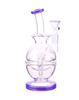 Purple Mini Fab Egg Bong – Colorful mini glass water pipe for smooth hits