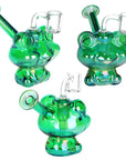 Mini Electro Frog Glass Dab Rig – 4.5" Cute Novelty Water Pipe