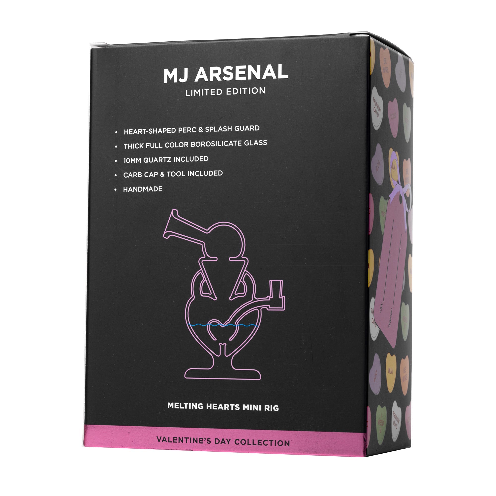 MJ Arsenal Melting Hearts Mini Dab Rig Valentine&#39;s Day