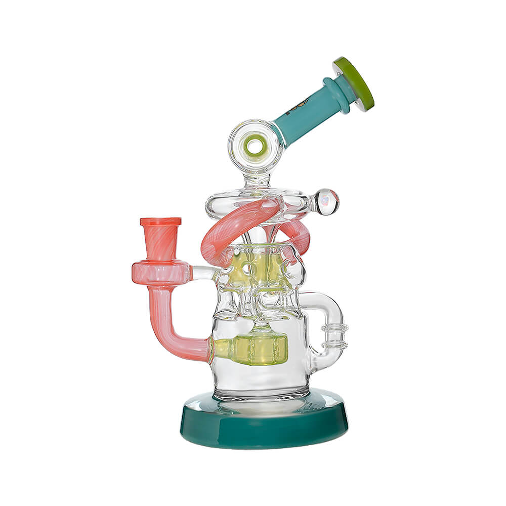 Right side view of Multi-Chamber Recycler Dab Rig