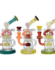 Multi-Chamber Recycler Glass Dab Rig
