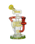 Multi-Loop Recycler Glass Water Bong