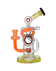 Red Multi-Loop Recycler Water Bong