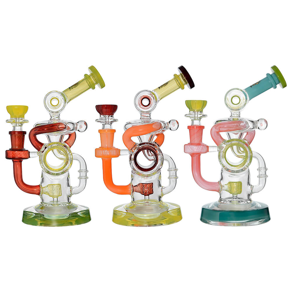 Multi-Loop Recycler Water Bong
