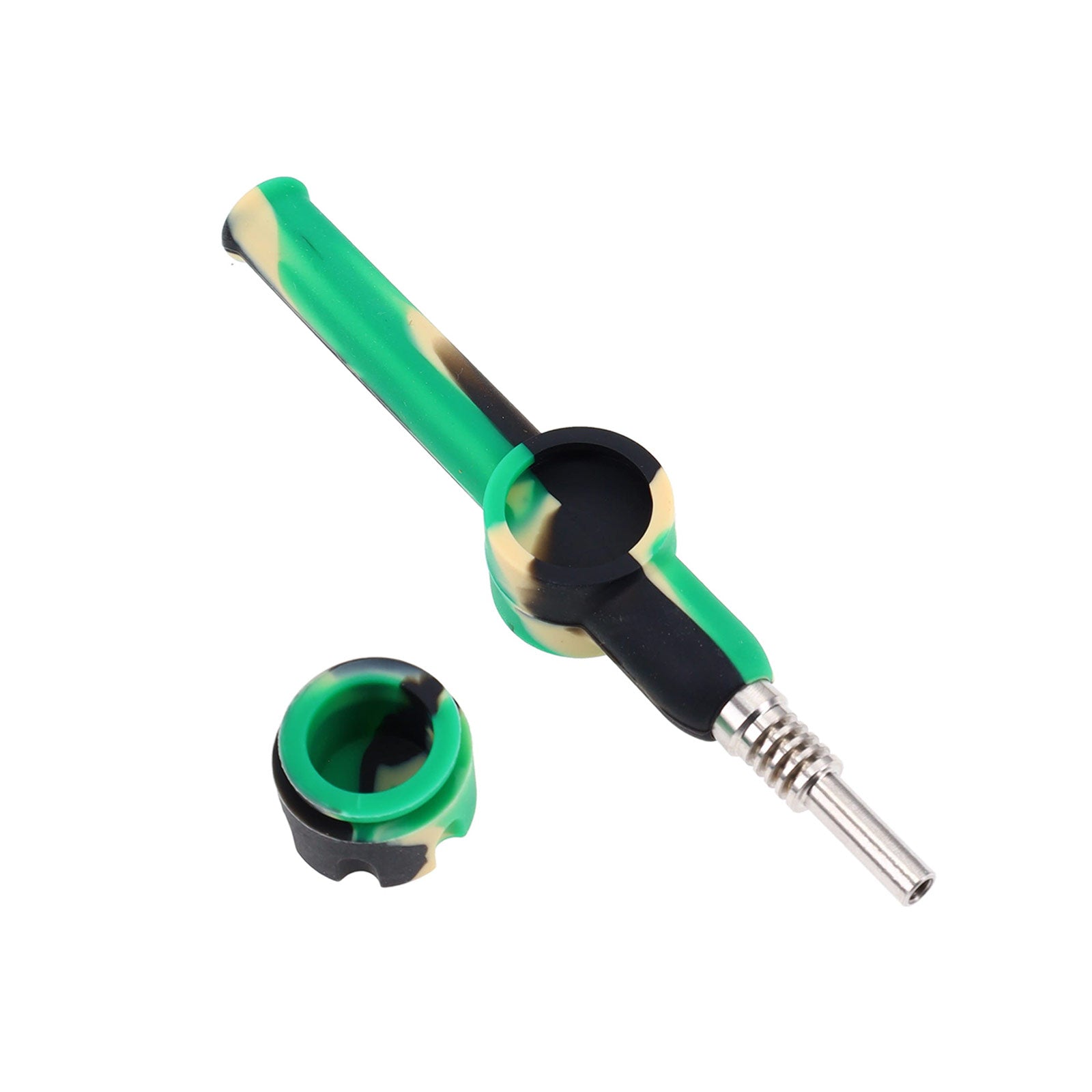 Multicolor Silicone Revolver Dab Straw