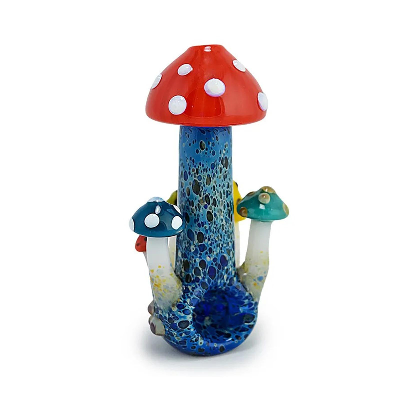 Mushroom Glass Hand Pipe - inhalco