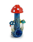 Mushroom Glass Hand Pipe - inhalco