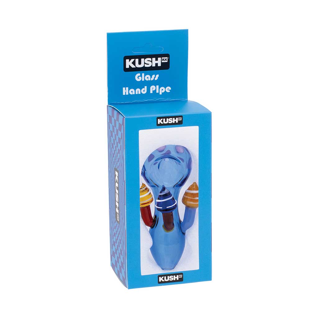 Blue Mushroom Hand Pipe packaging box