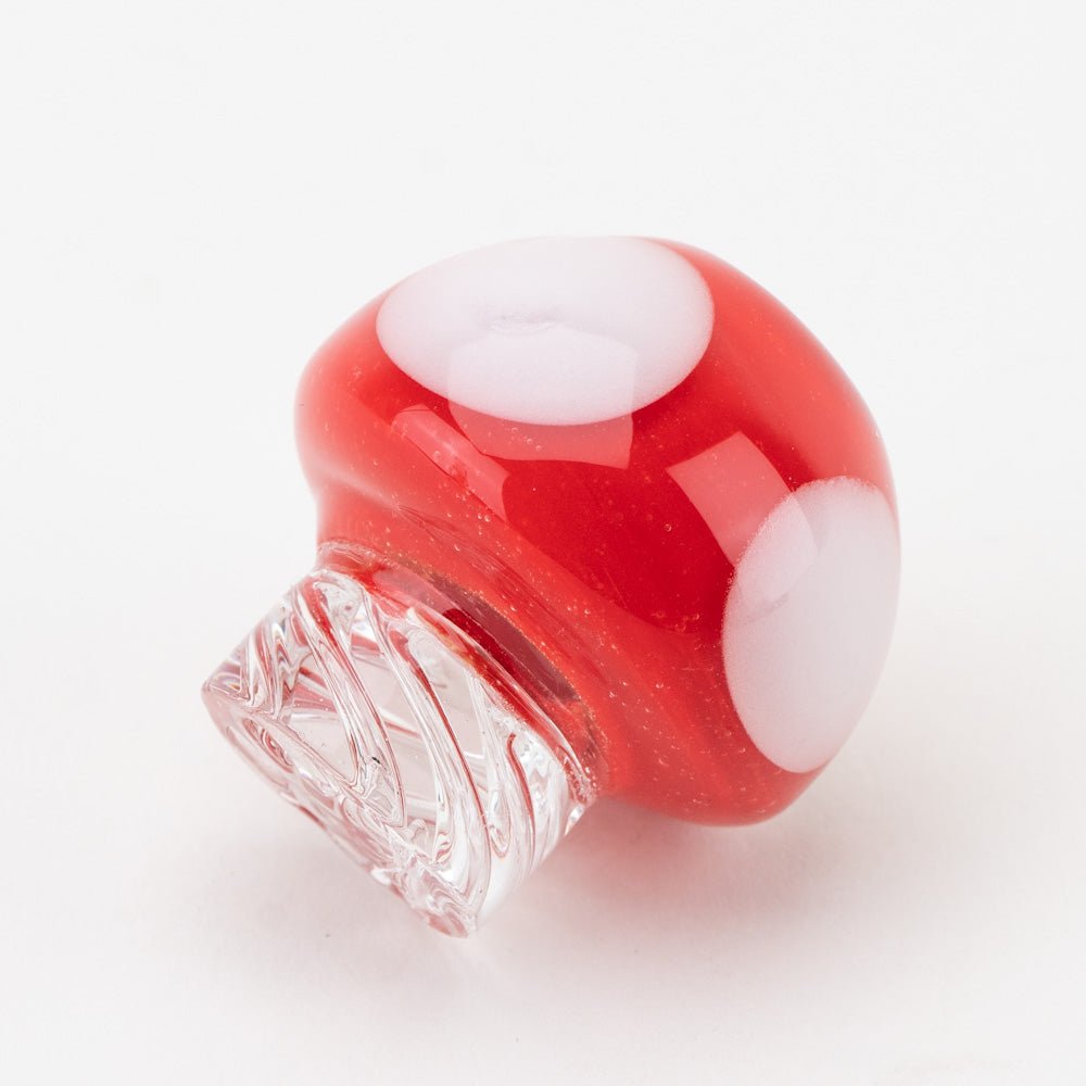 Bottom view of Mushroom Spinner Cap for banger