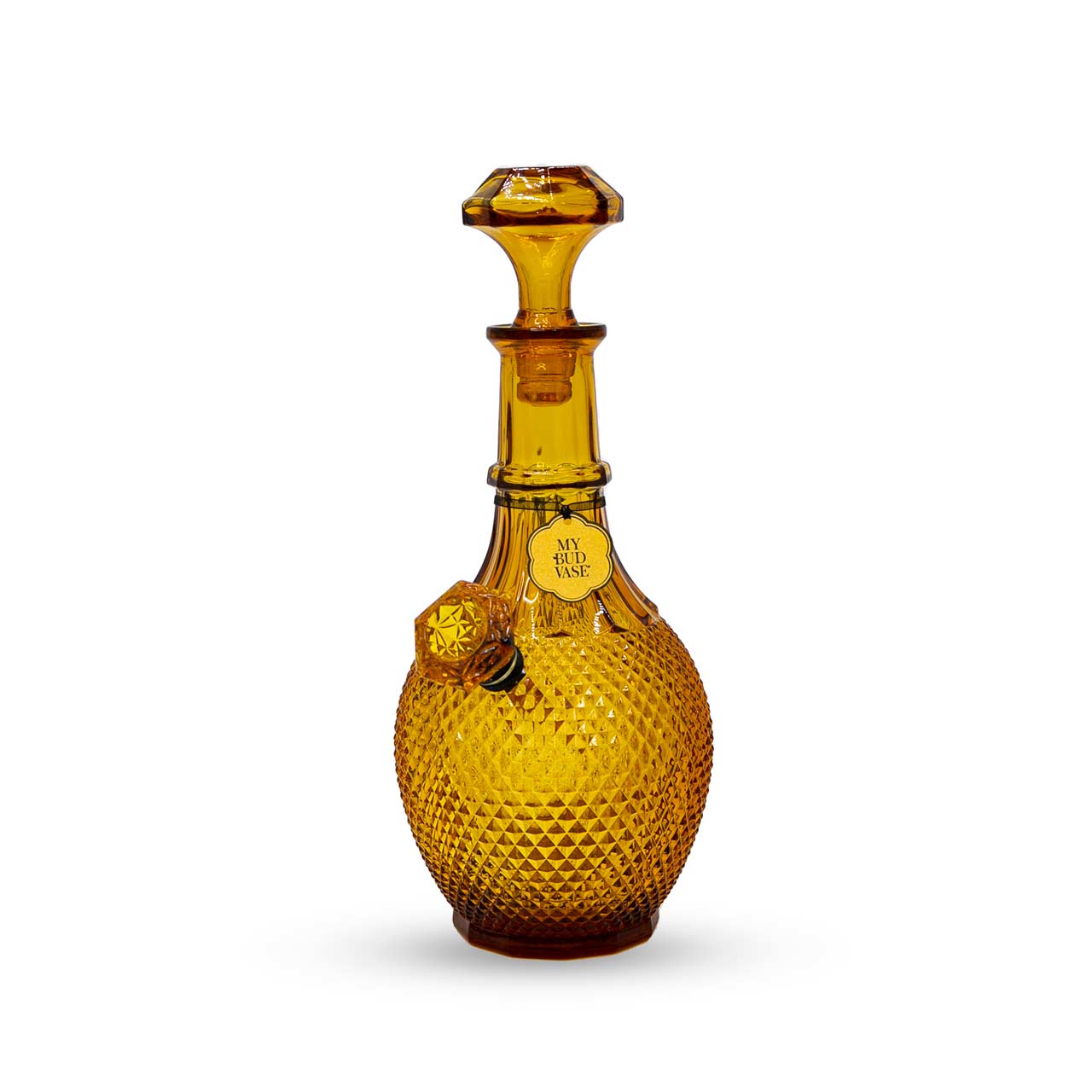 Jewel Glass Bong in Topaz color – inhalco