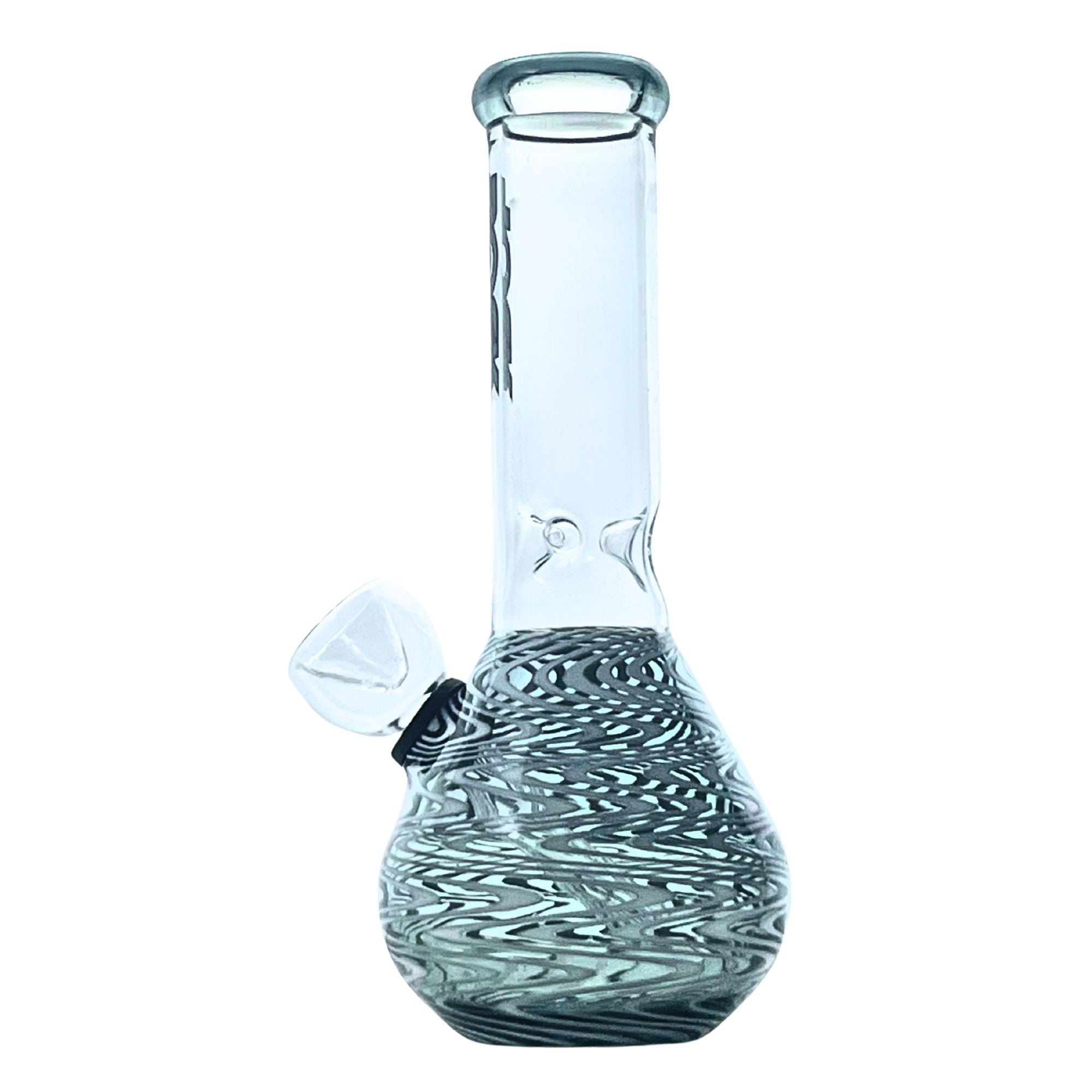 nano beaker bong in smoke glass