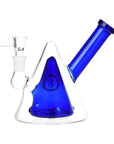 Nested Cones Chakra Glass Water Pipe