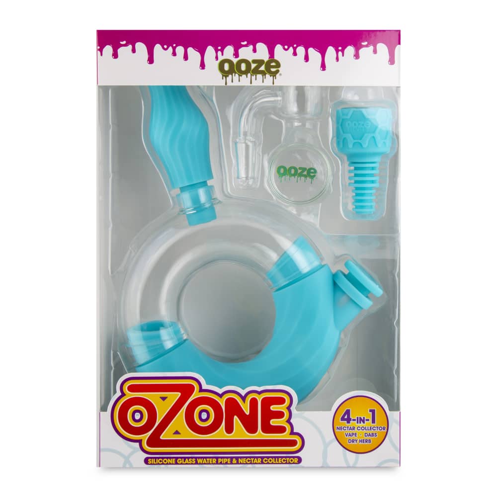 Ooze Ozone Silicone Water Pipe and Dab Straw