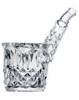 Left side view of NWTN Home Highball Pipe in Clear