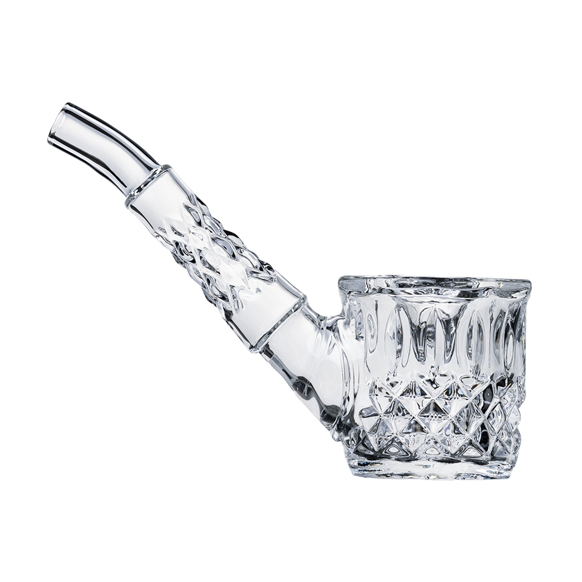 ight side view of NWTN Home Highball Pipe in Clear