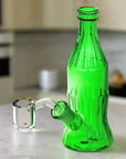 Old School Soda Bottle Glass Dab Rig