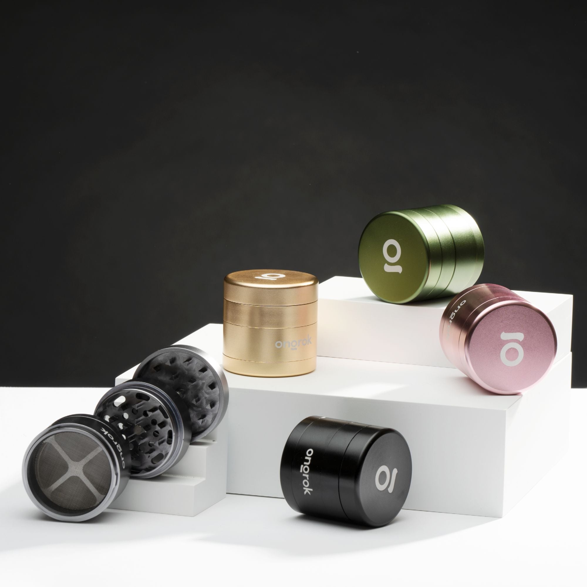 Ongrok Premium 4 Piece EZ Grinder 5 colors