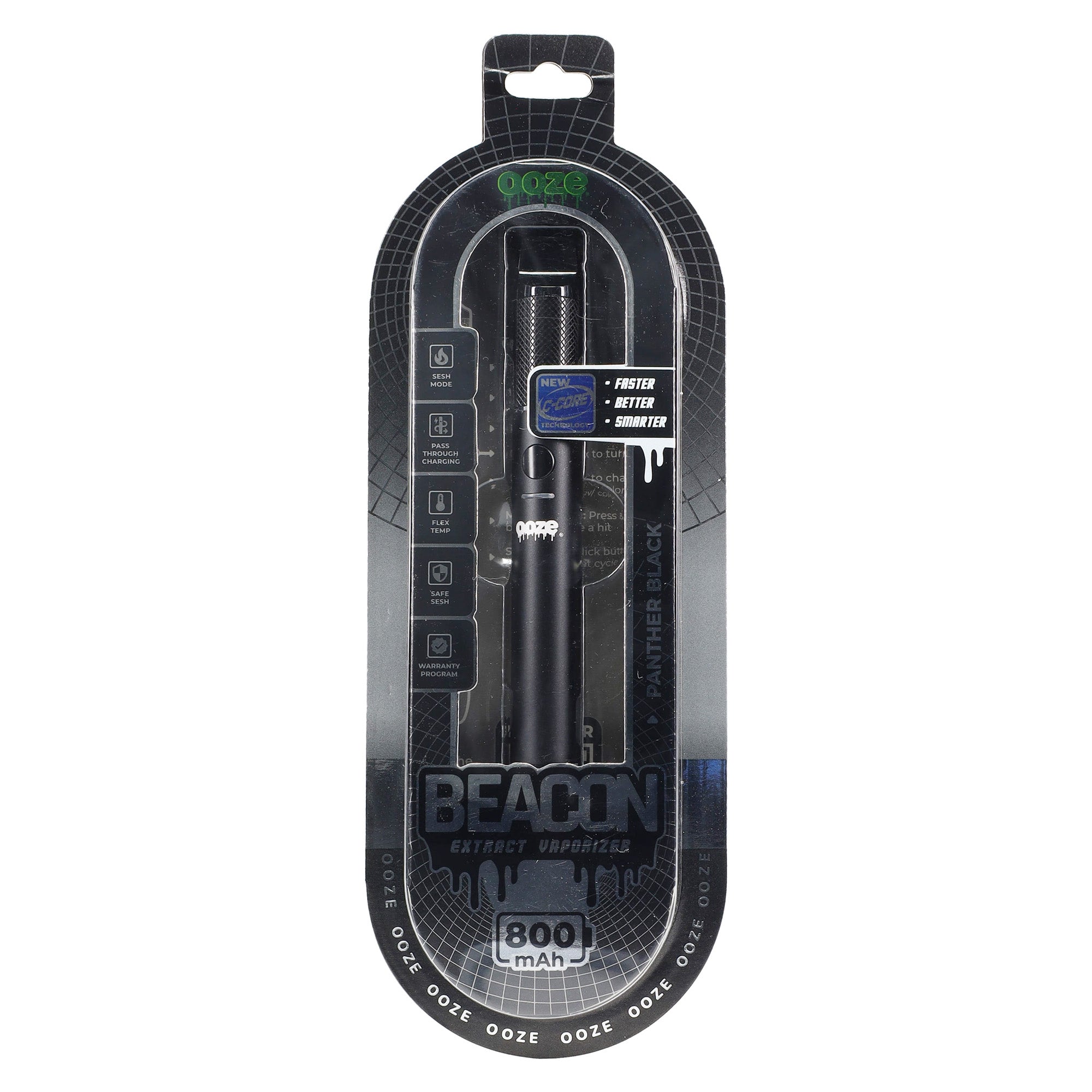 Ooze Beacon Extract Vaporizer – C-Core Onyx – 800mAh