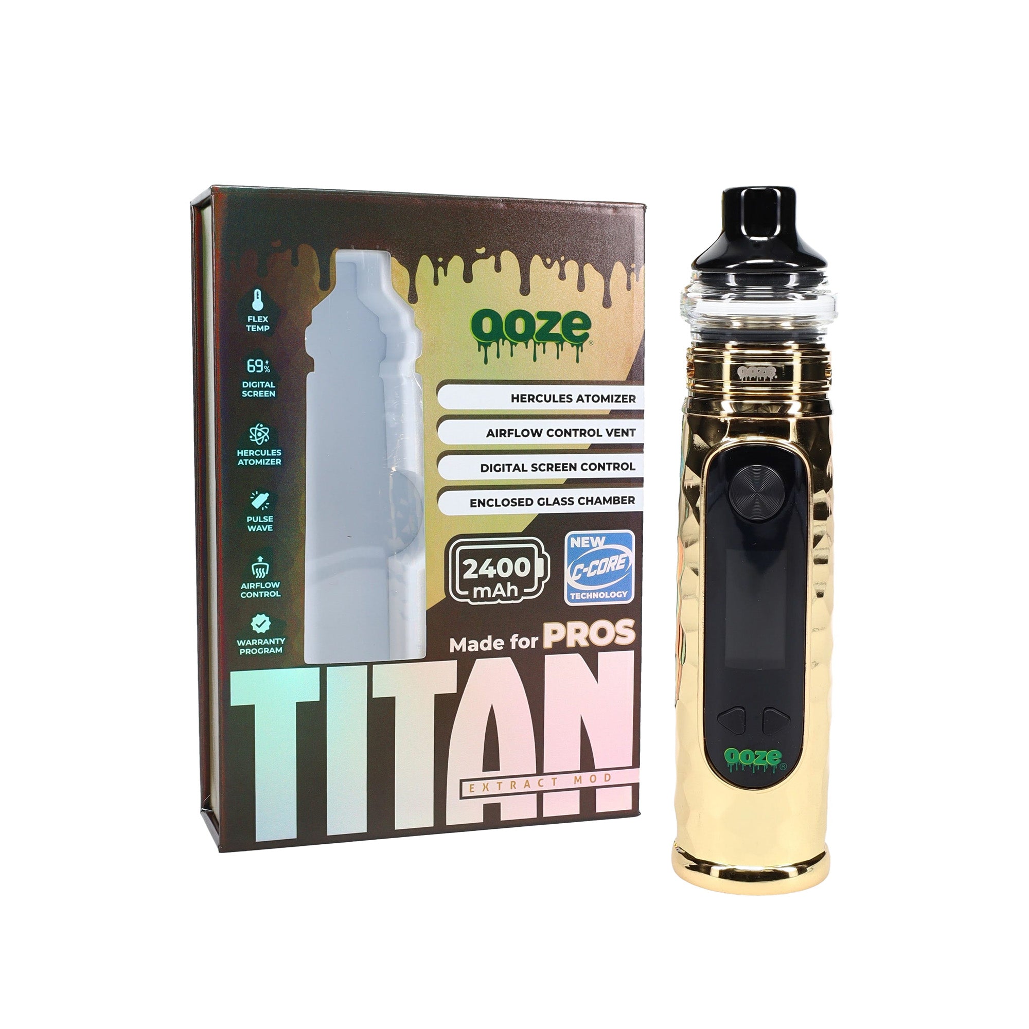 Ooze Titan Extract Mod Vaporizer Hercules Atomizer