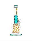 Oscar Hit 10 Inch Legacy Beaker Bong in Teal