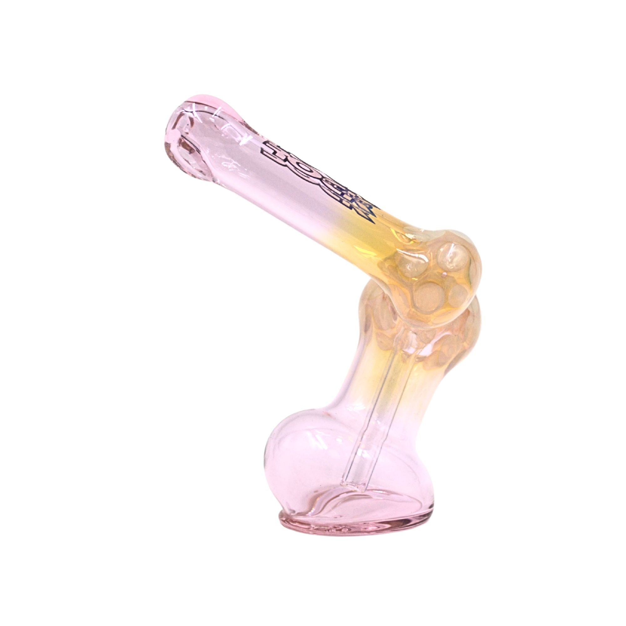 Outrider sidecar glass bubbler pink color