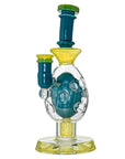 Oval Sphere Glass Dab Rig W/ Opal Triseed Perc