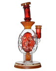 Oval Sphere Glass Dab Rig W/ Opal Triseed Perc